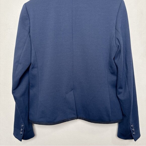 Gap Womens 8 The Academy Blazer Blue Dark Academia Button Blazer Jacket - Picture 15 of 16